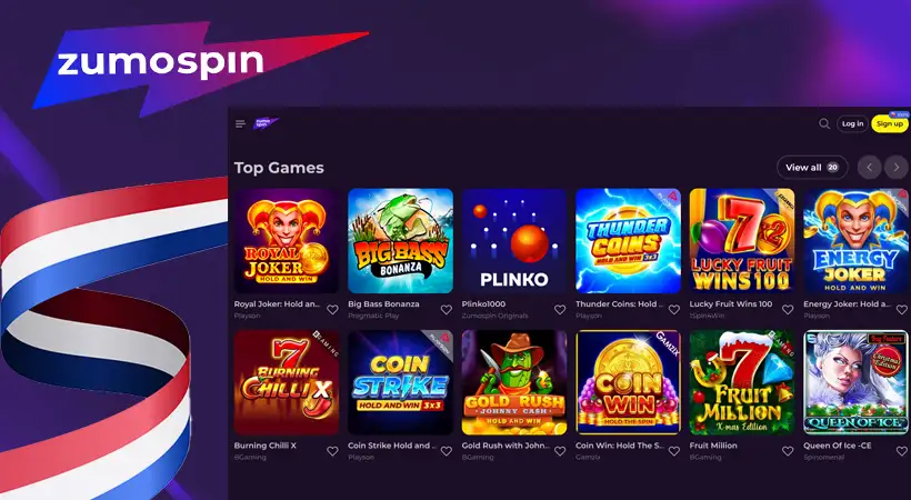 Zumospin Casino: Login en Ontvang €150 en 150 Gratis Spins!